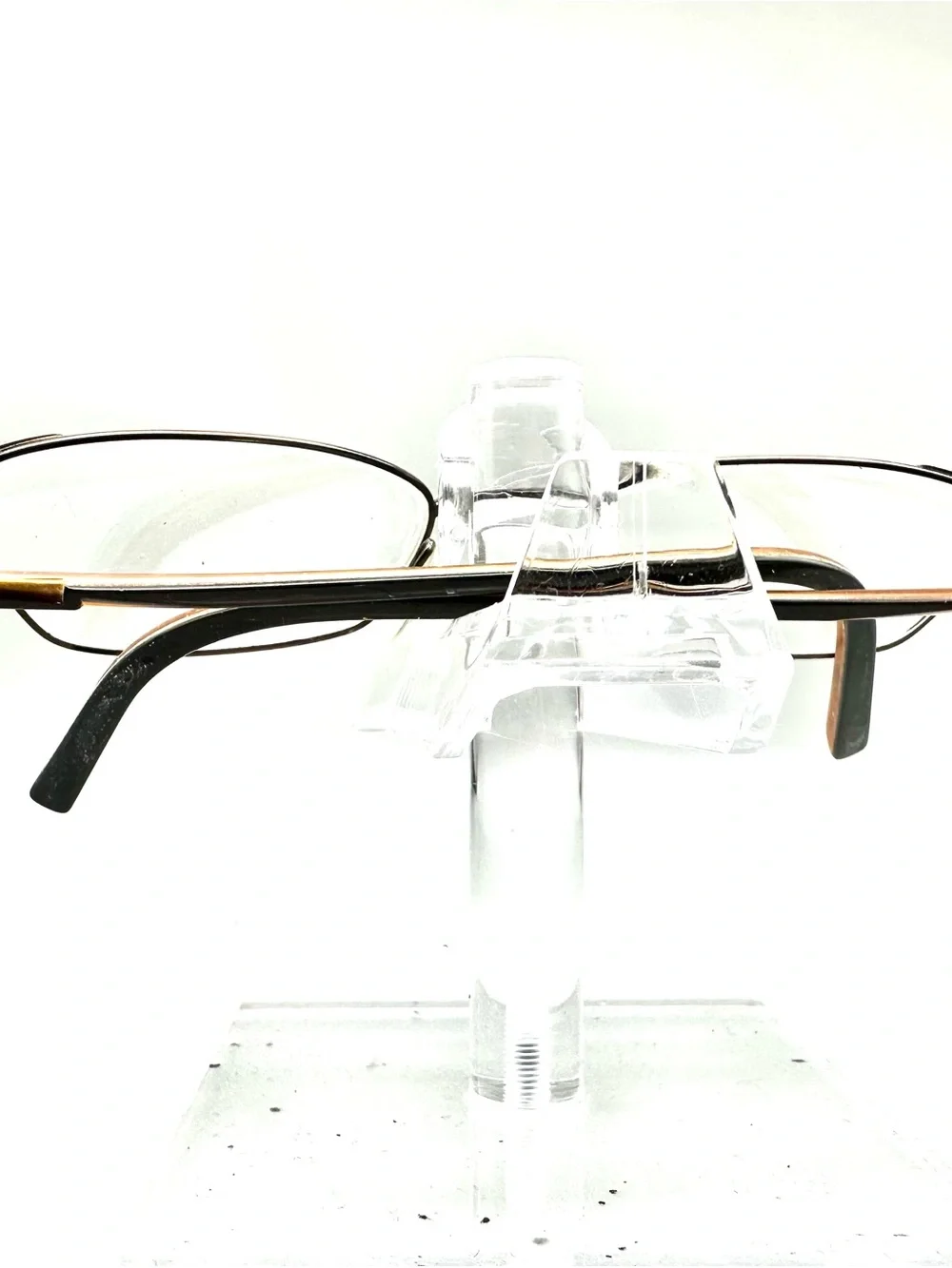 Cosmopolitan Charm Java Brown Amber Rectangular Eyeglasses Frames 135 Womens